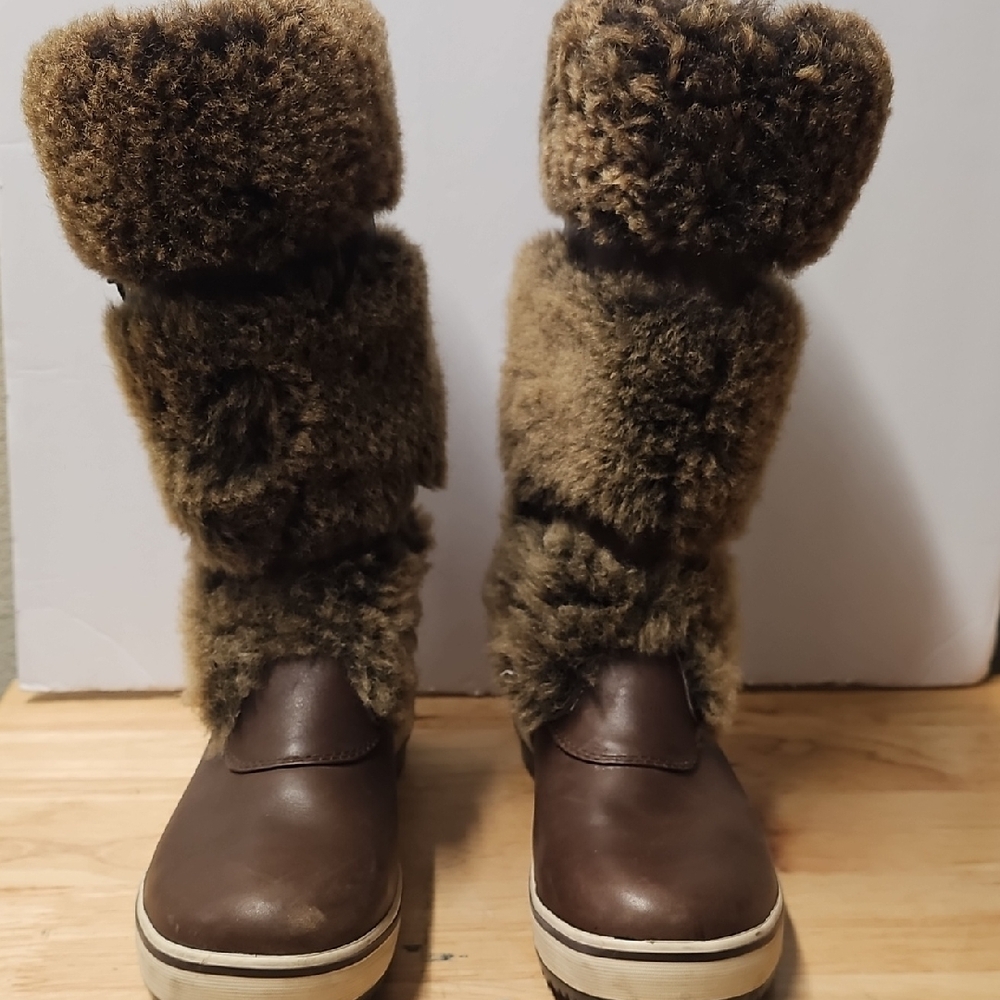 Brown Fur-Lined Boots